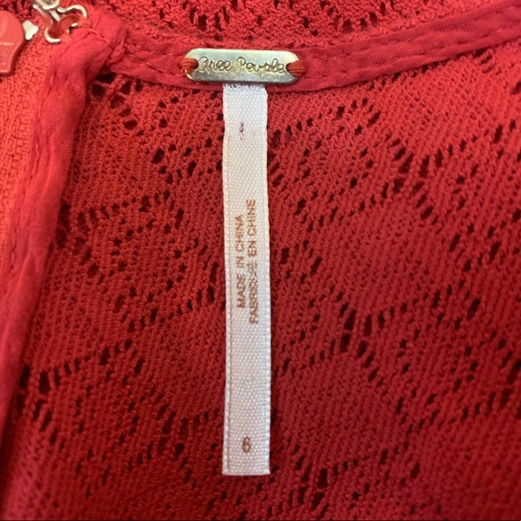 Women’s Free People Lace Daisy Cutout Waist Dress - Picture 4 of 6